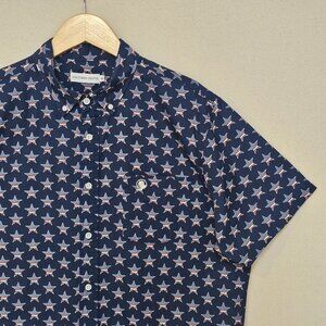Southern Proper Short Sleeve Horizon Star Cocktail Shirt M